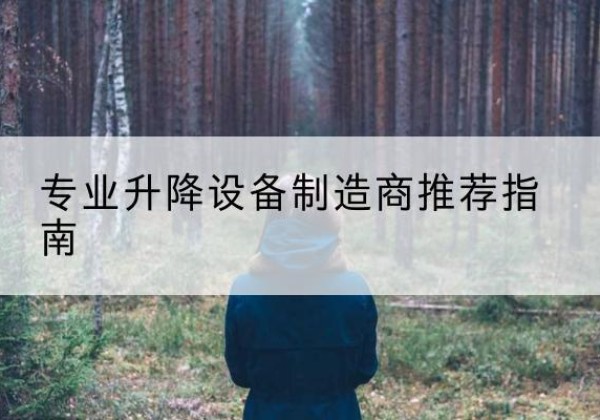 延边电动剪叉升降平台厂家-专业升降设备制造商推荐指南